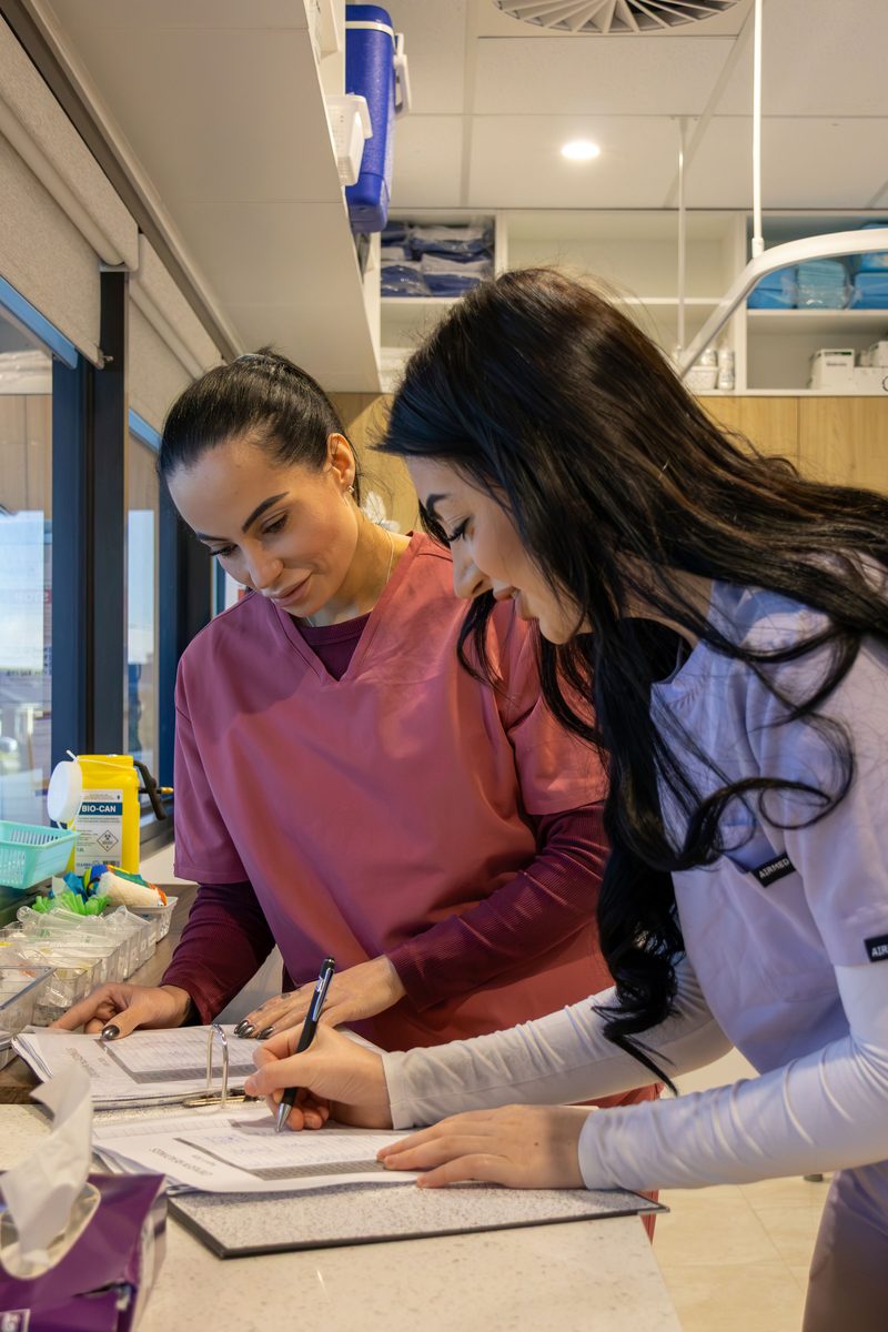 Nurses at work